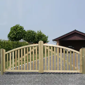 Port PLUS Ligno Dobbel med Beslag 300x88/118 cm