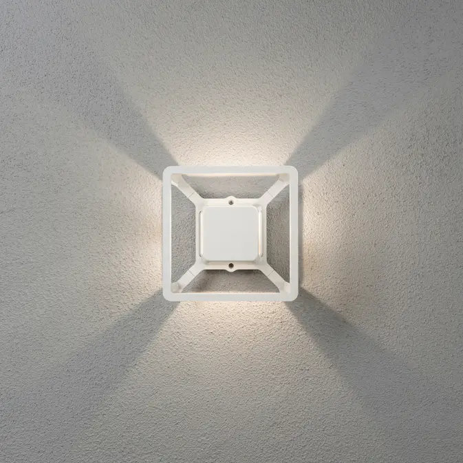 Vegglampe Gnosjö Konstsmide Pescara Ramme LED 3W
