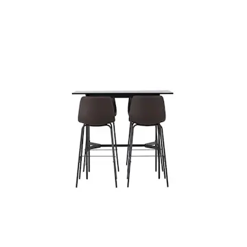 Spisegruppe Venture Home Rax med 4 stk Alexi Stoler