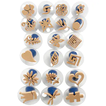 Skumstempler Creativ Company med Håndtak 3-6 cm 20-Pk