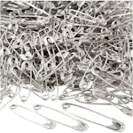Sikkerhetsnåler Creativ Company Sølv 600 Stk/1 Pk