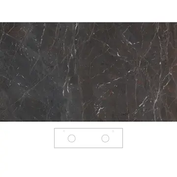 Bänkskiva Svedbergs Brecc för Dubbla Tvättställ