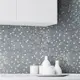 Kristalmosaik Arredo Blank Exclusive Stone Svart/Krom 1,5x1,5 cm