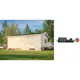 Redskapsbod Palmako Olaf 16,9 m2 med Shingel, Papp og Spiker