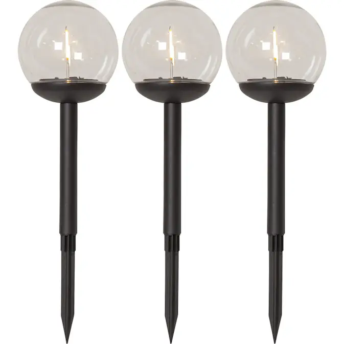 Solcellepullert Star Trading 3pk Solc Dek Globe Gang