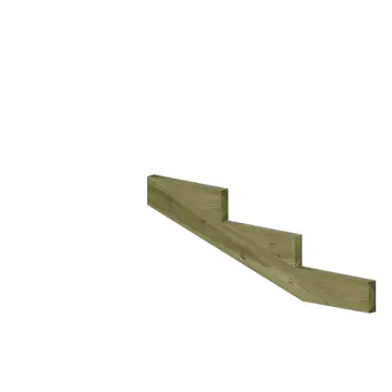 Trappevange PLUS Trinndybde 39 cm 3-Trinn uten Beslag