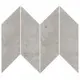 Klinker Bricmate J Chevron Norrvange Grey Left/Right 10x25 cm