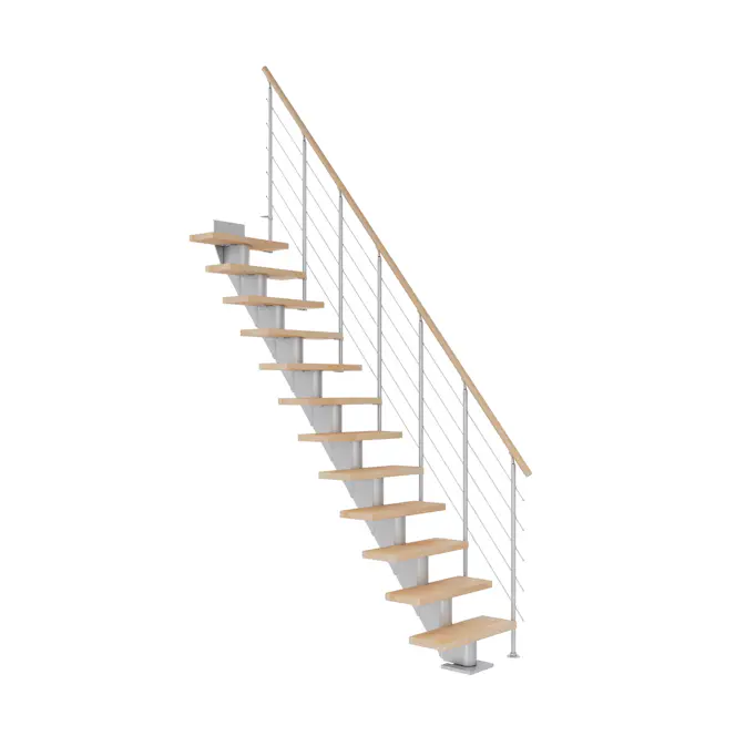 Plassbesparende Trapp Dolle Frankfurt Bøk Oljet Rett Style6