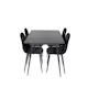 Spisegruppe Venture Home Silvia med Innleggsplate og 4 Phoi Stoler