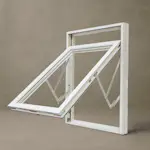 Vindu Fjordvindu Toppsving Solid Aluminium 3-Lags