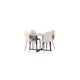 Spisegruppe Venture Home Durango Ø120 cm med 4 stk Polar Stoler