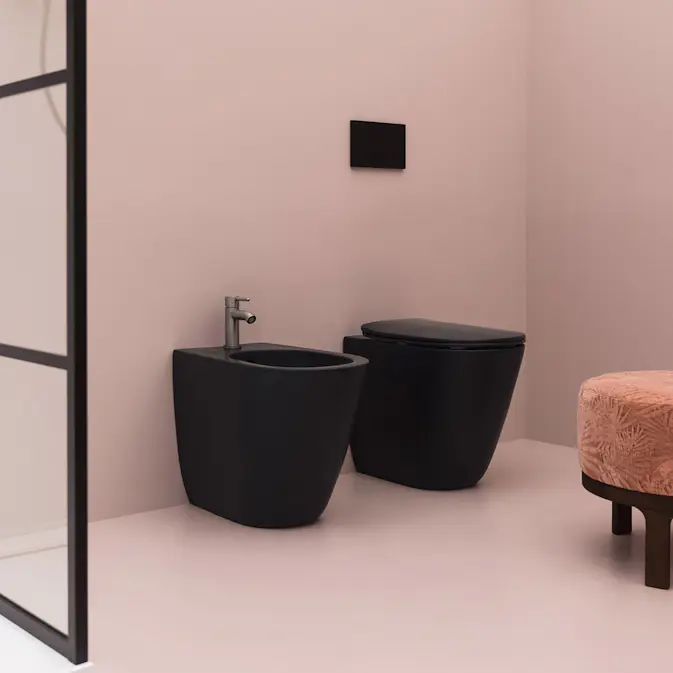 Bidé Lavabo Glomp Gulvstående BTW