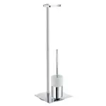 Toalettpapirholder Smedbo FK322P Krom/Hvit Porselen