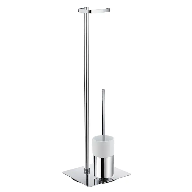 Toalettpapirholder Smedbo FK322P Krom/Hvit Porselen