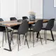 Spisegruppe Venture Home Jane med 6 Pop Stoler