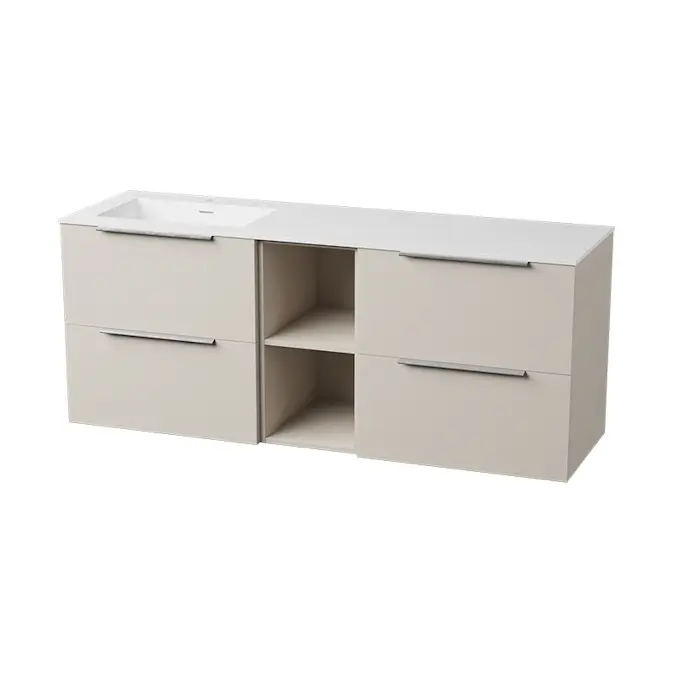 Servantskap FOSSBAD Variant46 B150 for Heldekkende Servant med Venstrekulp