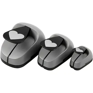 Stansejernsett Creativ Company Lag på Lag Hjerte 3-Pk