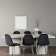 Spisegruppe Venture Home Olga med 6 Polar Fløyel Stoler