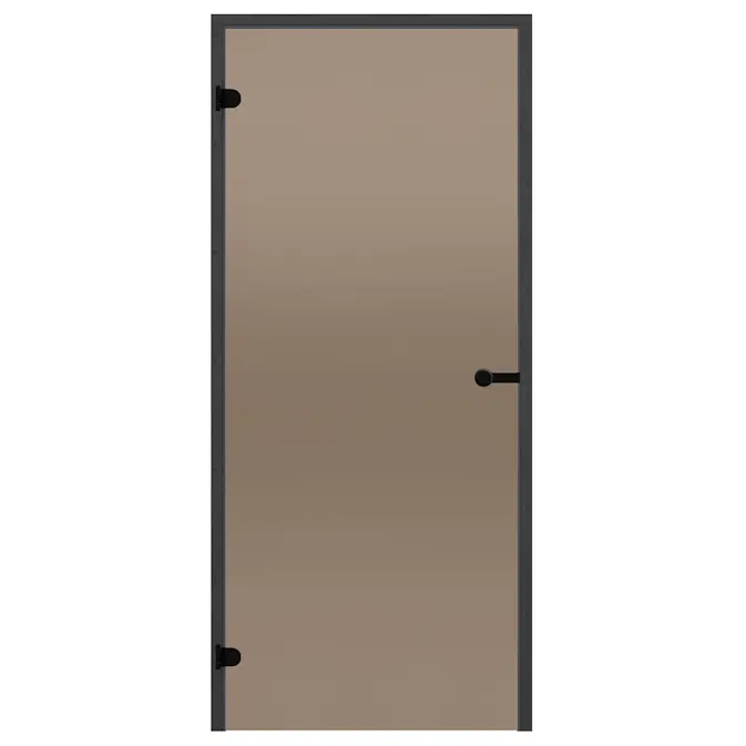 Badstudør Harvia Black Line Bronse 7x19