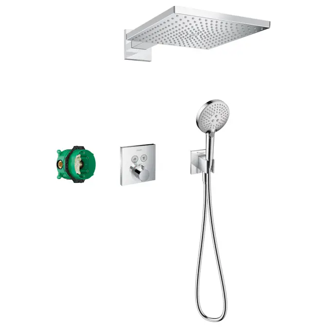 Takdusjsett Hansgrohe Raindance E 300 ShowerSelect Square 1jet