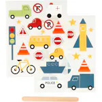 Rub-on-Merkelapper Creativ Company Transport