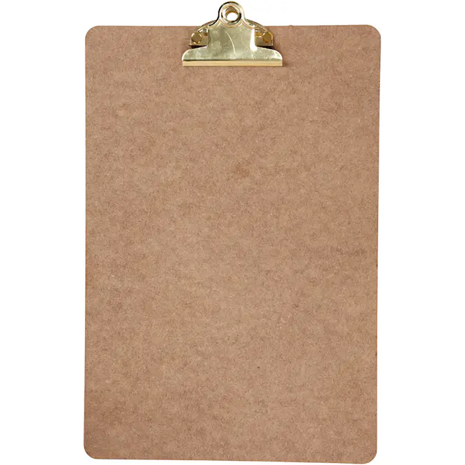 Clipboard/Tegneunderlag Creativ Company A4 230x340 mm Tykkelse 3 mm 1 stk
