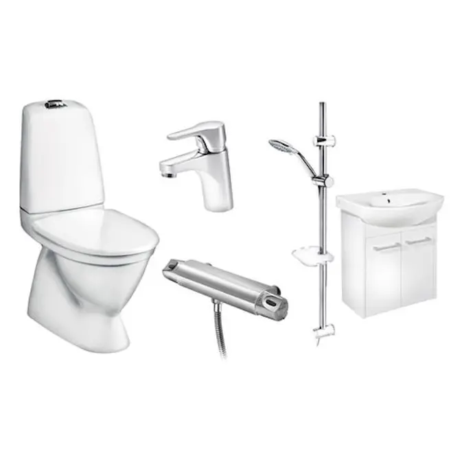 Badrumspaket Gustavsberg Standardpaket 2