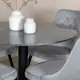 Spisegruppe Venture Home Estelle Ø106 med 4 Velvet Deluxe Stoler