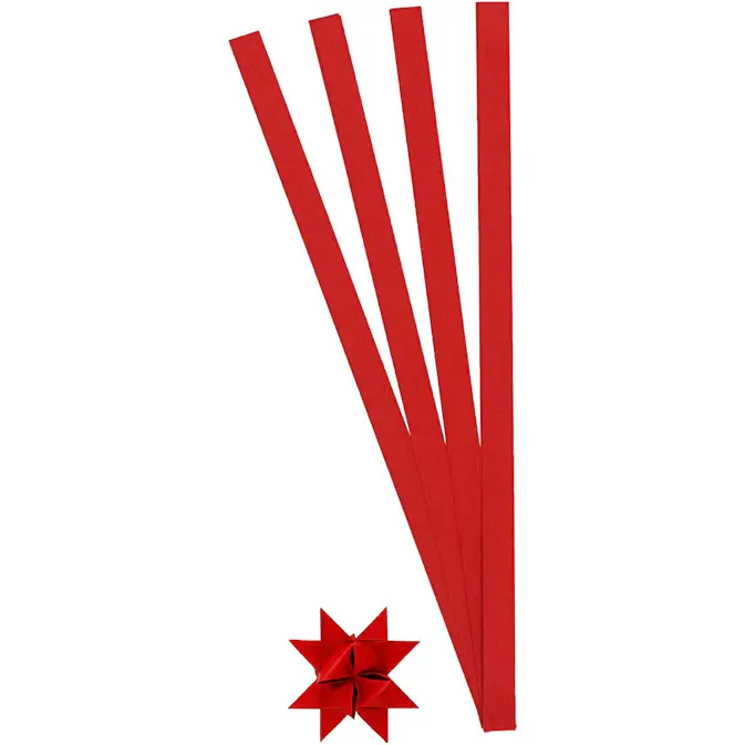 Stjernestrimler Creativ Company BxD 1x4,5 cm 100 strimler/1 Pk