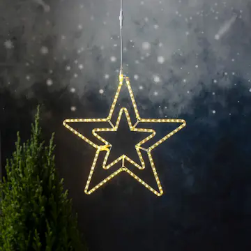 Dekorasjonsbelysning Star Trading Roterende Stjerne70 cm 23