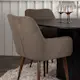 Spisegruppe Venture Home Olivia Ø110 cm med 4 stk Tomorrow Stoler