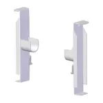 Feste for Garderobestang Lundbergs Wide Stativ Hvit 2-Pk