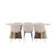 Spisegruppe Venture Home Bootcut 230 med 6 stk Modesto Stoler