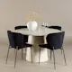 Spisegruppe Venture Home Lanzo Ø120 med 4 stk Modesto Stoler