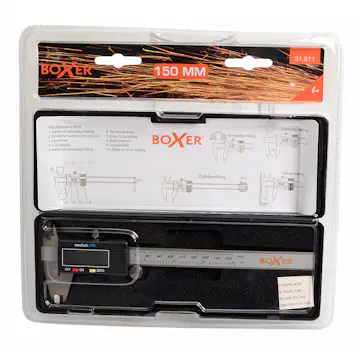 Skyvelære Boxer 150 mm Rustfritt Stål