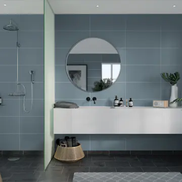 Baderomspanel Fibo 6274-6030 Dusty Blue