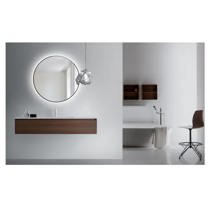 Spegel Bathlife Spira med LED Belysning