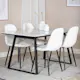 Spisegruppe Venture Home Estelle 140 med 4 Pooya Stoler