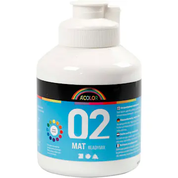 Akrylmaling Creativ Company Readymix A-color Nr 02 Matt 500 ml