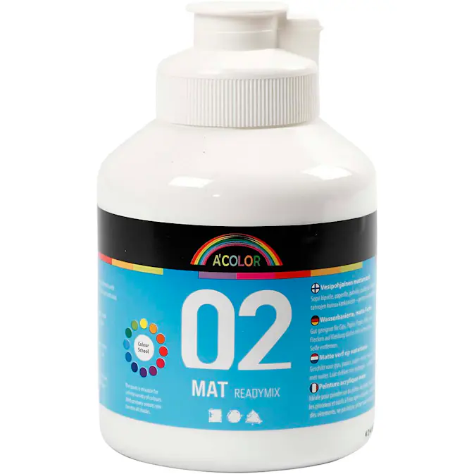 Akrylmaling Creativ Company Readymix A-color Nr 02 Matt 500 ml