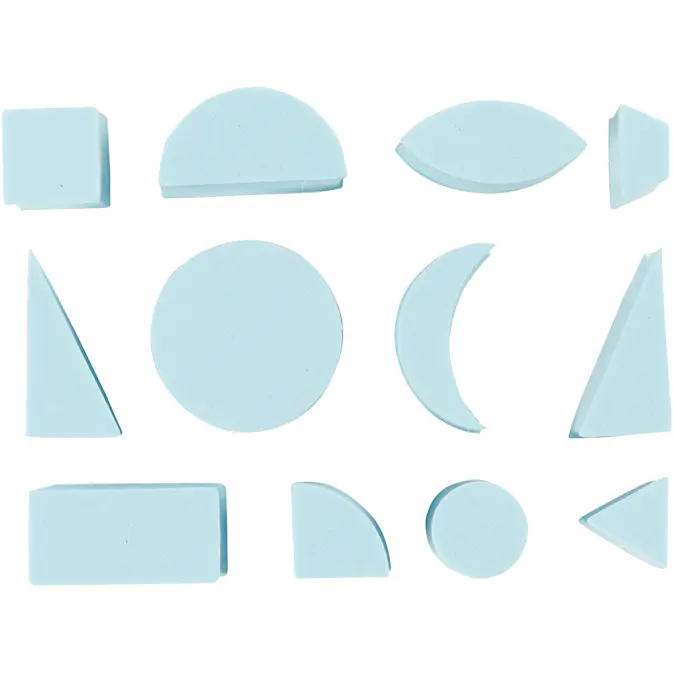 Mosgummistempler Creativ Company 15-30 mm 12-Pk