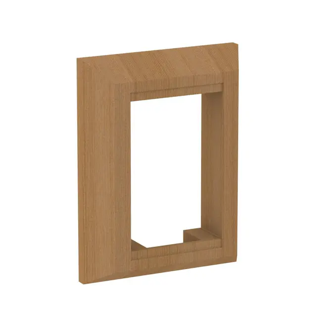 Holder for kontrollgrensesnitt SAWO Tre Rektangulær for 2.0-kontroller