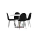 Spisegruppe Venture Home Lycke Ø110 med 4 stk Polar Stoler Teddy