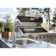 Oppvaskbenk Modul Myoutdoorkitchen Stainless Collection med Oppbevaringsskap