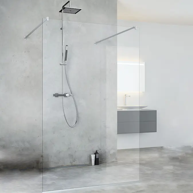 Dusjvegg Hafa Igloo Pro I-WALL Walk-in