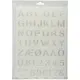 Sjablong Creativ Company Bokstaver og Tall 21x29 cm 1 Stk