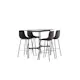 Spisegruppe Venture Home Rax med 4 stk Alexi Stoler