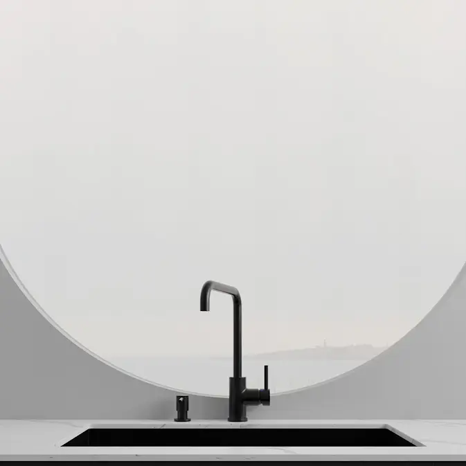 Köksblandare Scandtap Steel Square Rostfritt Stål