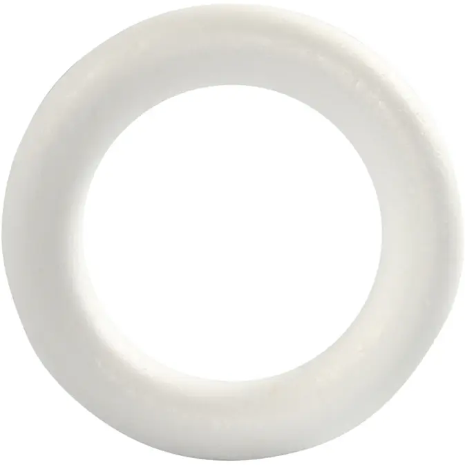 Ring Creativ Company Str 17 cm Tykkelse 30 mm Hvit 1 Stk
