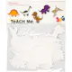 Kartong Creativ Company Dinosaurer Hvit 16 stk/1 Pk